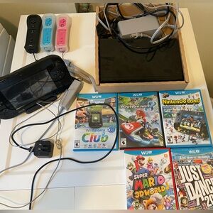 Wii U Nintendo 32GB. Switch Console with Vibrant Joy-Con Controllers and games.
